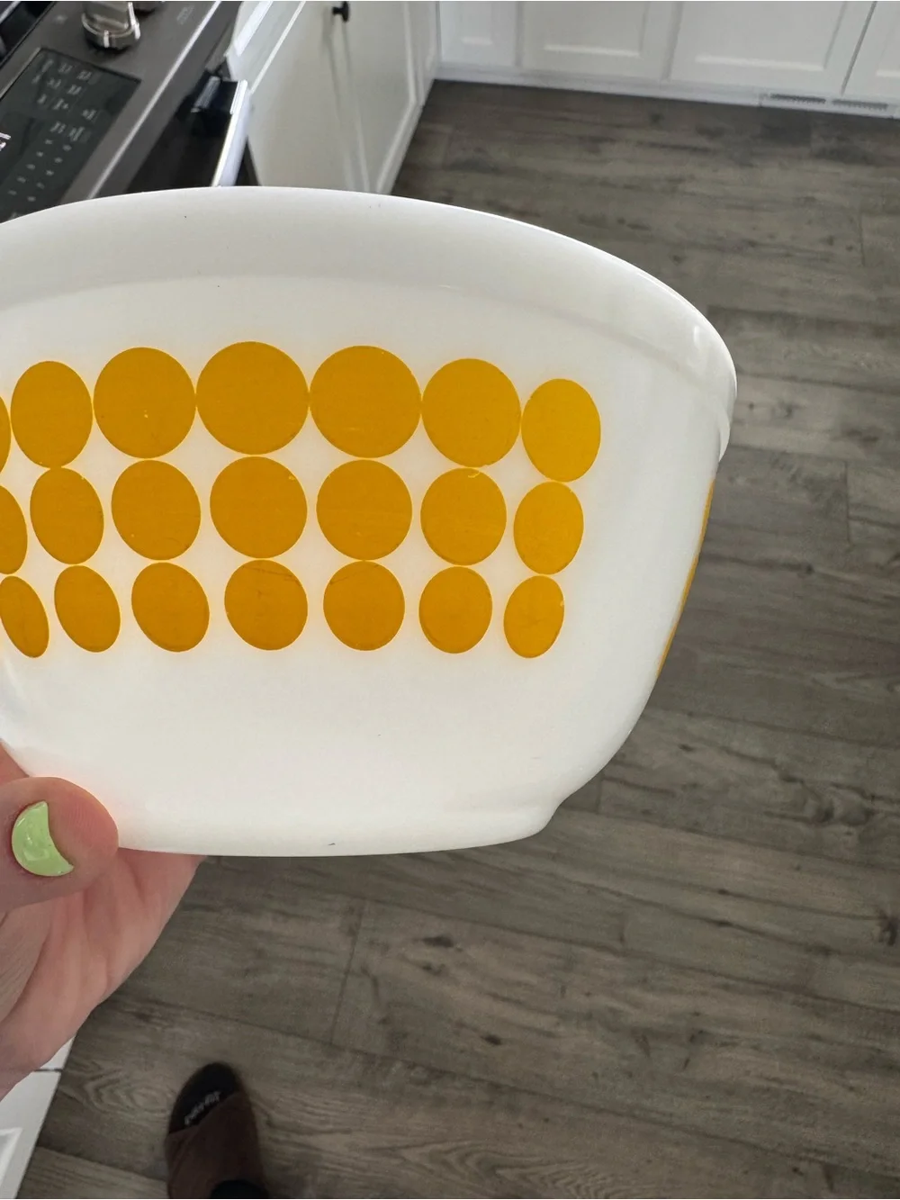 Pyrex vintage polka